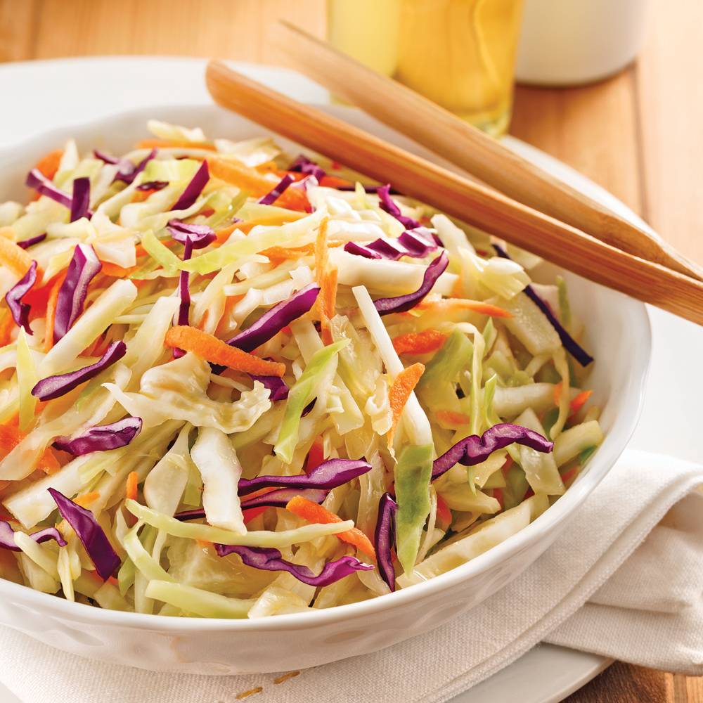 Entrée: salade de chou