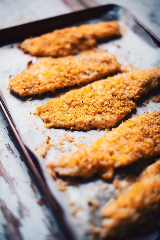Croquette d'aiglefin avec couscous et légumes